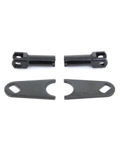 V-Twin 27-1450 Black Passenger Footboard Support Kit OEM 50454-09 Softail 08-17