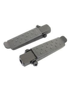 V-Twin 27-1770 Parkerized Rear Footpeg Set Black OE 52652-29 Universal 