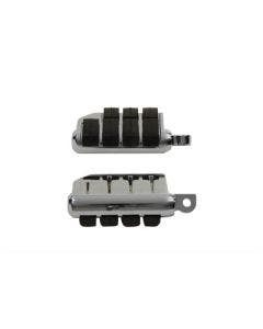 V-Twin Chrome Lions Paw Style Footpeg Set Male Mount Harley & Custom Chopper