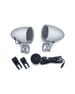 Kuryakyn RoadThunder Chrome Speaker Pods & Bluetooth® Audio Controller MTX 2712
