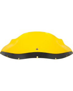 Klock Werks 9" Yellow Kolor Flare Windshield 4 Harley FXRP