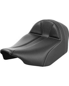 Saddlemen Carbon Fiber Dominator Extended Reach Solo Seat Harley 23-24 FLT/FLH