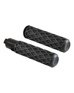 Arlen Ness Diamond Black TBW Grips 4 Harley 23-24 Road/Street Glide