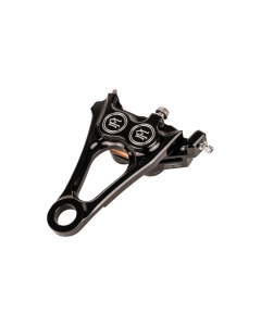 PM 4-Piston Contrast Cut Differential-Bore Rear Caliper 4 Harley 18-22 Softail