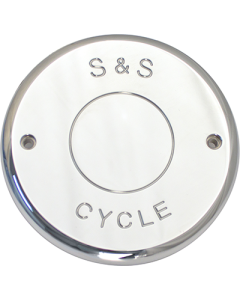 S&S Cycle 170-0239 Brushed Nostalgic Script Air Cleaner Cover for 14-19 Indian