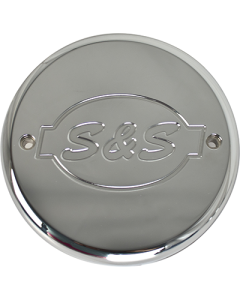 S&S Cycles 170-0242 Chrome Logo Air Cleaner Cover for 14-19 Indian Models