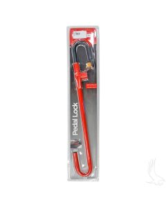 RHOX ACC-0029 Red Security Pedal to Wheel Lock Anti-Theft Device Golf Cart