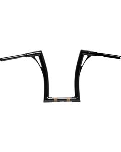 Kodlin 1 1/2" Super Fat Flowbar 17" Black Handlebar 4 Harley Softail 18-24