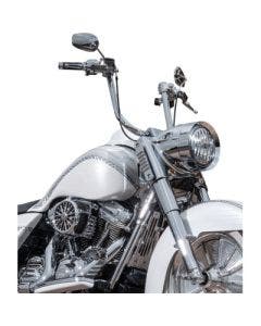 Klock Werks Chrome 14" Klip Hanger 1 1/4" Handlebar Harley FL Touring 08-20