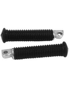 Mid USA 24219 V-Factor Ribbed Rubber Extended Length Foot Rest Pegs Male Harley