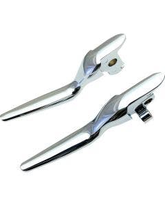 Drag Specialties Chrome Custom Lever Set for Harley 14-16 FLH/FLT 06-17 V-Rod