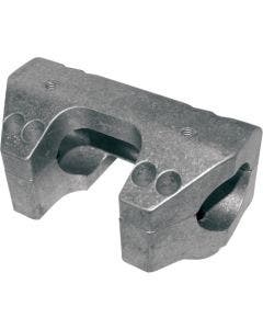LA Choppers LA-7420-00 Raw Handlebar Clamp Riser Set 1 1/4" 94-13 Road King FLHR