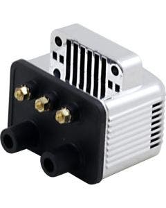 Drag Specialties 2102-0415 Chrome Single Output Ignition Coil 12 Volt 3 Ohm