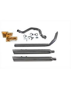 V-Twin 30-0608 Chrome Cross Over Exhaust Header System Harley Touring FLT 95-08