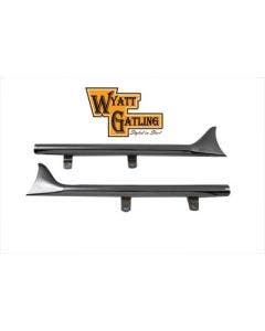 Wyatt Gatling 29" Fishtail Tip Extension Set 30-0846 Harley Softail 96-Up