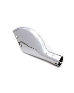 V-Twin 30-1393 Chrome Batique Style Exhaust Pipe End 1 7/8" Custom Motorcycle