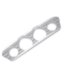 Arlen Ness Chrome 10 Gauge Inner Fairing Dash Trim Harley FLH/T 14-17 Batwing