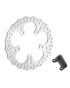 Arlen Ness 300-013 Jagged Floating 13" Right Rotor Harley Road Glide 08-Up