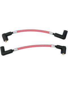 Magnum 3030T Candy Apple Red Braided Spark Plug Wires Harley 82-94, 99-00 FXR