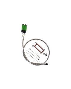 Feuling 3075 Stainless Oil Tank Breather Kit Harley FL Touring Twin Cam 99-01