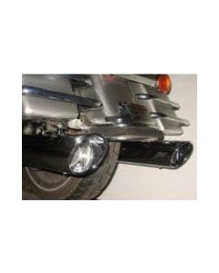 D&D Chrome 4" Interchangeable Muffler End Cap 30 Degree e/a 17-23 FLH/T