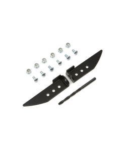 V-Twin 31-0344 Black Upper Fairing Bracket Repair Kit Harley Touring FLT 79-Up