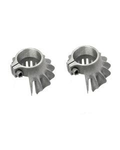 V-Twin 31-1764 Finned Header Clamp Set Harley Sportster XL 57-85