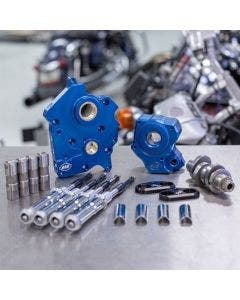 S&S Cycle Chain Drive 465C Cam Chest Kit Chrome Tubes Harley M8 Water Cooled 17+