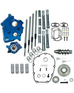 S&S Cycles 310-1002A Chrome Water Cooled Gear Drive 475 Camchest 17+ Harley M8