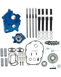 S&S Cycles 310-1010A Black Water Cooled Gear Drive 475 Camchest 17+ Harley M8