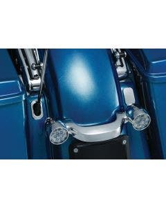 Kuryakyn Chrome Antenna Hole Accent Filler for Harley 06-18 FLHX 10-18 FLTR