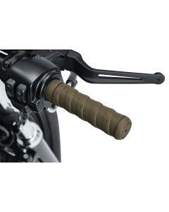 Kuryakyn 6591 Classic Wrap Grips 1" Brown Old School Universal