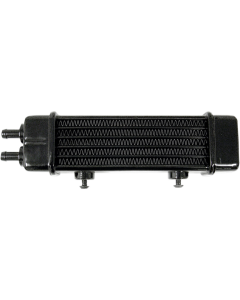 Jagg 3110 Universal 6-Row Gloss Black Oil Cooler 4 Harley 