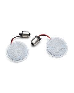 Kuryakyn 2939 LuminEZ LED Rear Turn Signal Insert 1156 Red Bullet Style Harley