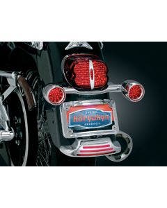 Kuryakyn Fender Tip Curved License Plate Mount