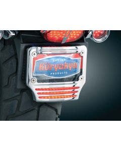 Kuryakyn L.E.D. License Plate Frame with Tri-Light