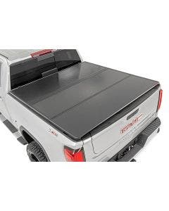 Rough Country Aluminum Tri-Fold Tonneau Bed Cover 2019-Up GM Silverado Sierra