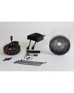 V-Twin 32-1392 50 Amp Alternator Upgrade Kit 14-16 Harley FLT FLHT Air Cooled