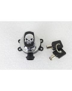V-Twin 32-1588 Replica Skull Ignition Switch OE 71517-11 Harley FL 11-17