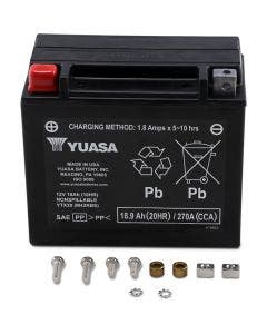 Yuasa YTX20 High Performance 12V 270A AGM Battery Universal Harley Motorcycle
