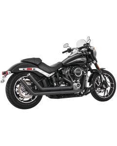 Freedom Performance Exhaust Upsweeps Straight Star Tip Black/Chrome Softail M8