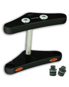 Pro One 107106B Black 41MM 3° Rake Triple Tree w/ LED Lights H-D FXST FXWG 84-10