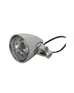 V-Twin 33-0924 Chrome 3-1/2" 3.5" Billet Headlight Harley Chopper Bobber