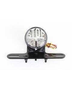 V-Twin Motorcycle Rear Fender LED Brake Light License Plate Mount Universal 12V