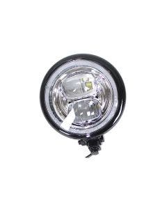 V-Twin 33-1595 5-3/4" Bates Style LED Headlamp Black Harley & Custom Universal