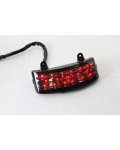 V-Twin 33-1786 Red LED Tri-Bar Rear Fender Light Smoked Lens Harley FLHX 06-09