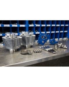 S&S Cycle Power Package 110" Silver Big Bore Kit w/ 585 Gear Cams 07-17