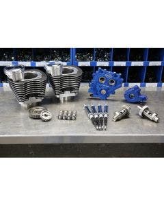 S&S Cycle Power Package 110" Black Big Bore Kit w/ 585 Gear Cams 07-17