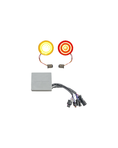 Custom Dynamics Smart LED Bullet Turn Signals 4 Harley 18-24 M8 Sportsters