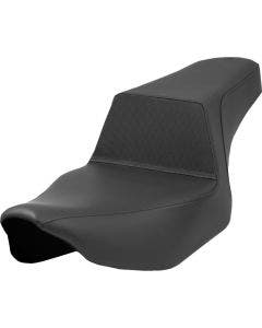 Saddlemen Black Step-Up Gripper Lumbar Seat 4 Harley Touring Models